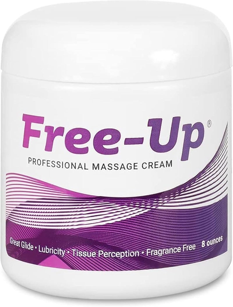 Free-Up Professional Massage Cream - 8oz for Surface and Deep Tissue Treatment - Image 1